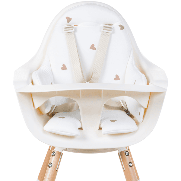 Childhome Coussin de Chaise Haute Evolu Cuir - Nude - Chaise haute  Childhome sur L'Armoire de Bébé