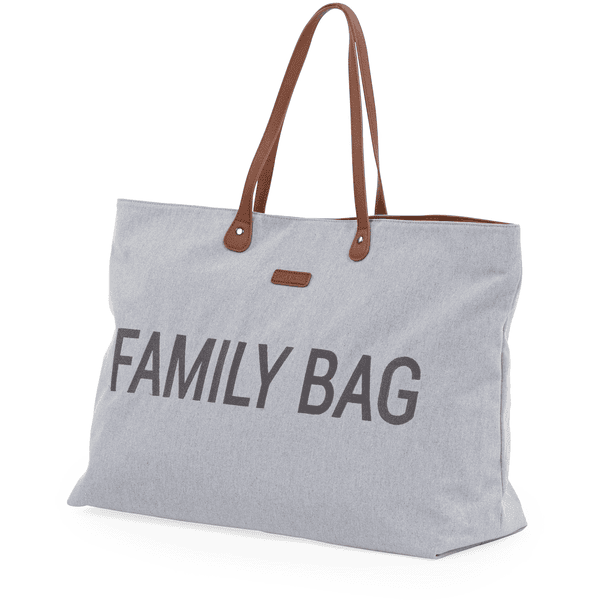 CHILD HOME Skifteryggsekk Family Bag Signature Canvas Grey