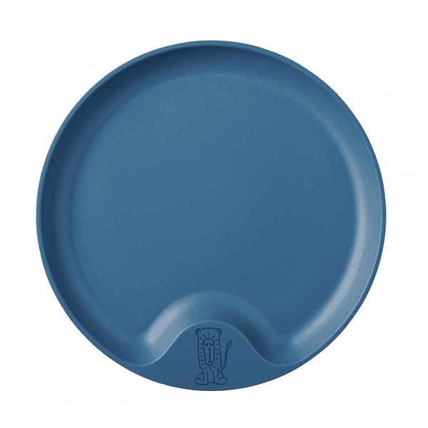 assiette enfant mio - deep blue