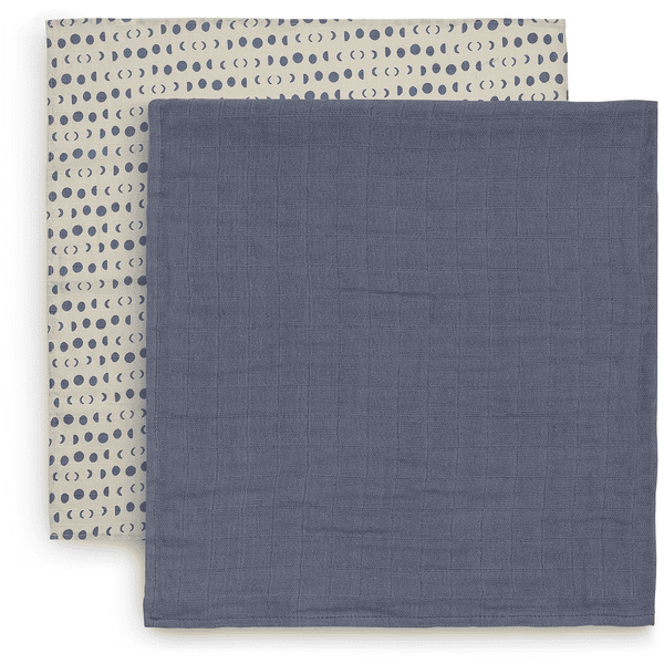jollein Mullwindeln 2er-Pack Moonlight 115 x 115 cm
