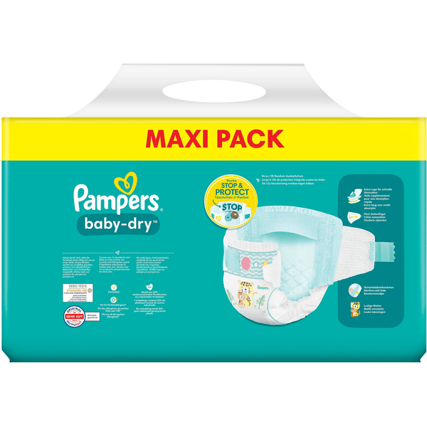 Pampers Pannolini Baby-Dry, taglia 4+, 10-15 kg, confezione maxi (1 x 94  pannolini) 