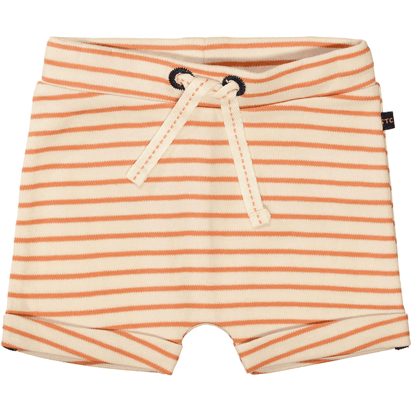 Staccato Shorts orange gestreift
