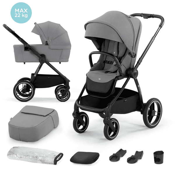 Kinderkraft Kinderwagen NEA 2 in 1 platinum gray