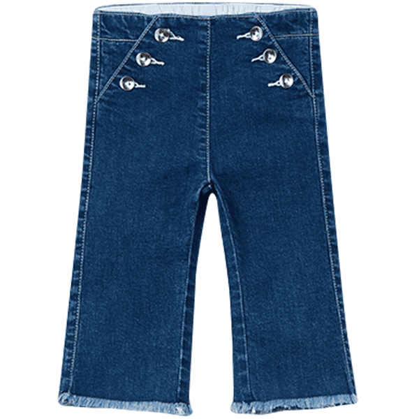 OVS Denim Bukser med flade bukser Mørk denim 