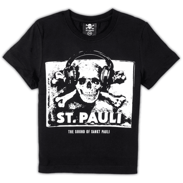 St. Pauli Koszulka dziecięca Kotwica czarna
