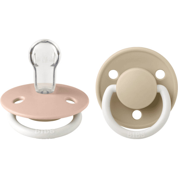 BIBS® Schnuller De Lux Blush & Vanilla Glow 0-36 Monate, 2 Stk