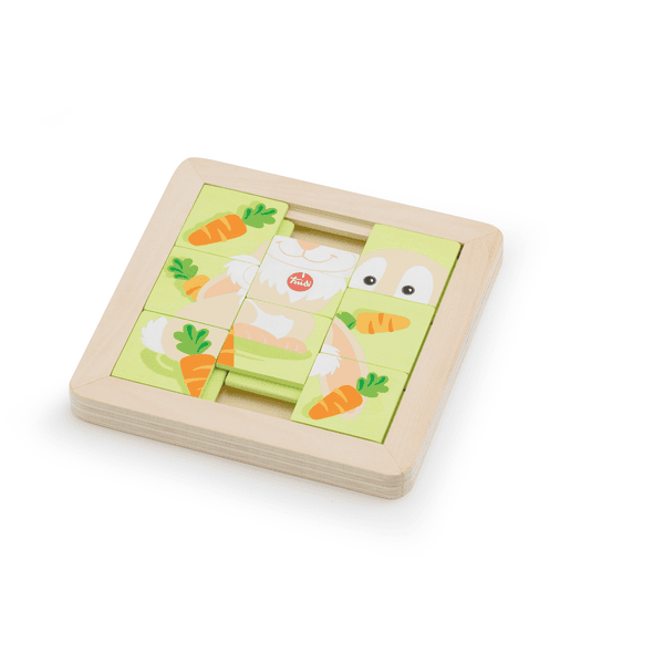 Puzzle deslizante de madera Trudy by Sevi, 9 piezas 