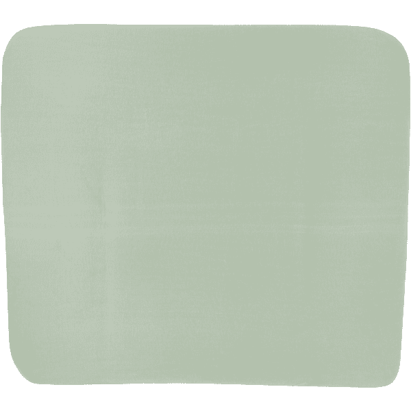 Meyco Betræk til pusleunderlag Basic Jersey Stone Green 75x85 cm