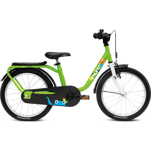 PUKY® Kinderfahrrad STEEL 18, kiwi/weiß