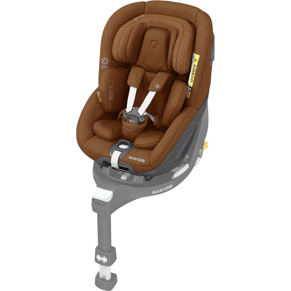 MAXI COSI Reboarder Pearl 360 Authentic Cognac inkl. Neugeboreneneinlage