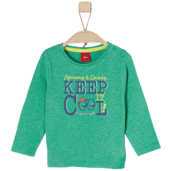 s.Oliver Boys Langarmshirt green melange