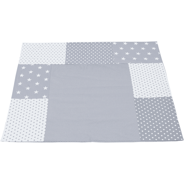 Ullenboom Patchwork Přebalovací potah matrace šedých hvězd 75x85 cm