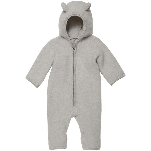 HUTTEliHUT Combinaison bébé ALLIE Wool Fleece Grey