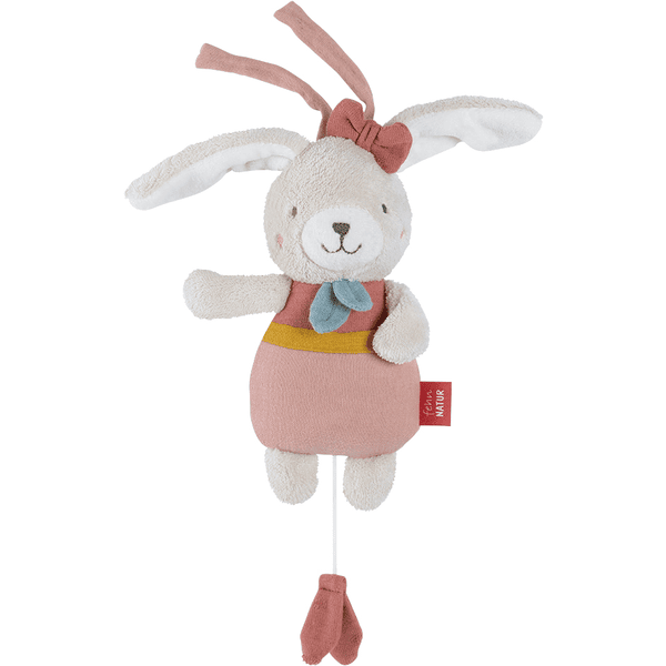 fehn ® Miniaturowy zegar muzyczny Bunny fehn NATURE