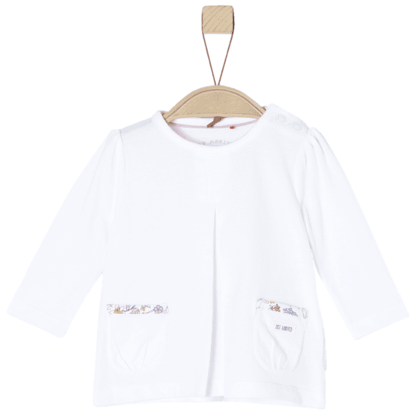 s.Oliver Girl s shirt met lange mouwen wit