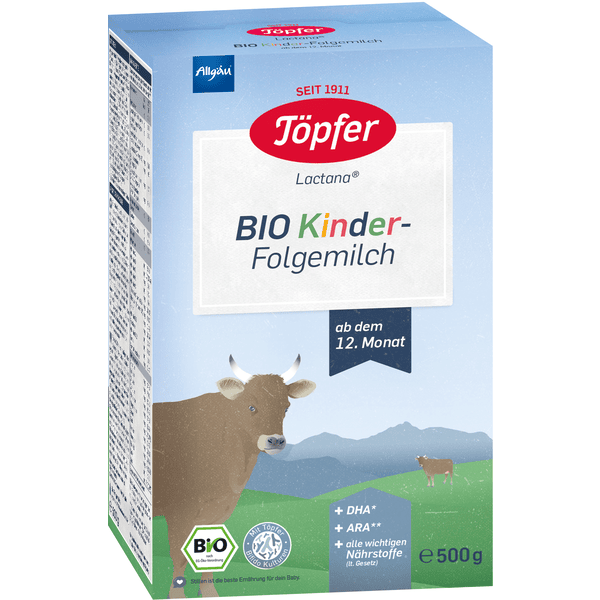 Töpfer Kindermilch Bio 500g ab dem 12. Monat