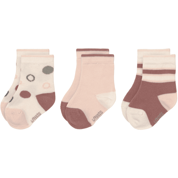 LÄSSIG Chaussettes enfants pack de 3 Offwhite