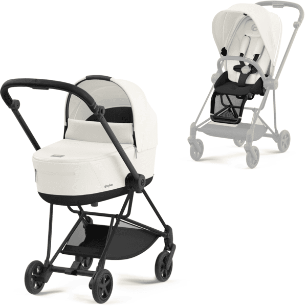 cybex PLATINUM Kombikinderwagen New Mios Matt Black Off White