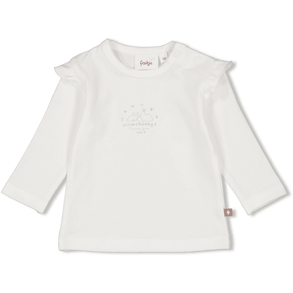 Feetje Little Shirt met lange mouwen Rosebud natuur