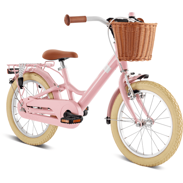 PUKY ® Bicicleta para niños YOUKE CLASSIC 16 retro rose