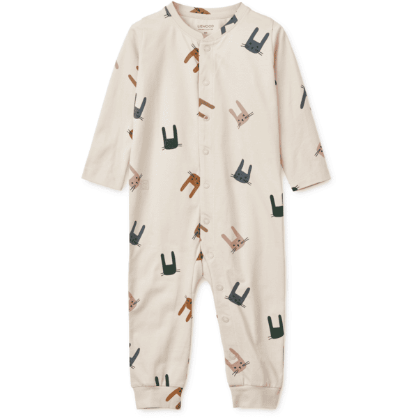 LIEWOOD Birk Pyjama Jumpsuit Bunny/sandy