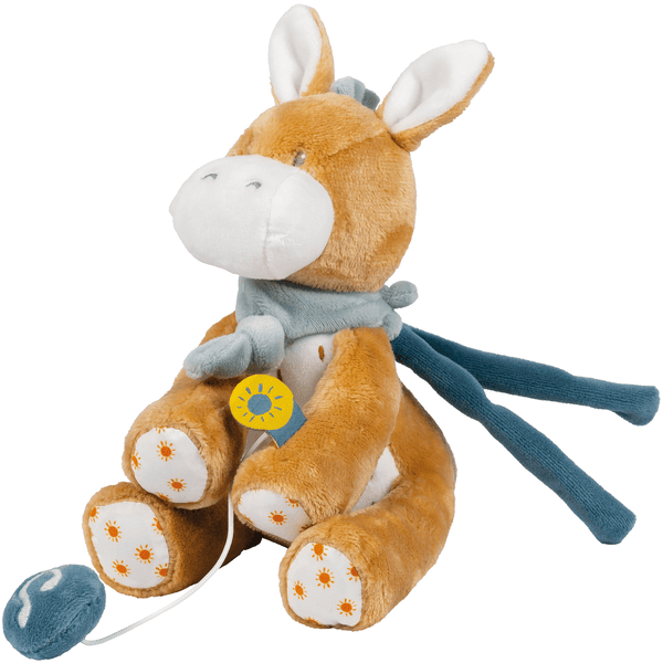 Nattou Peluche musicale mini âne Léo