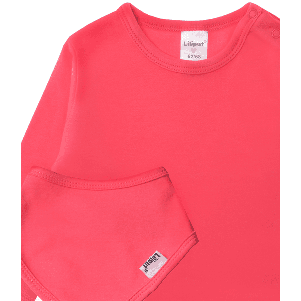 Langarmshirt pink mit Liliput Halstuch