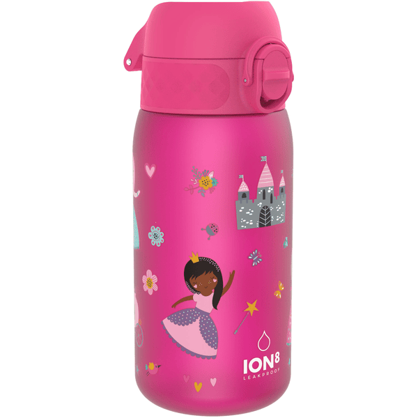 ion8 Kindertrinkflasche auslaufsicher 350 m Prinzessinnen / pink