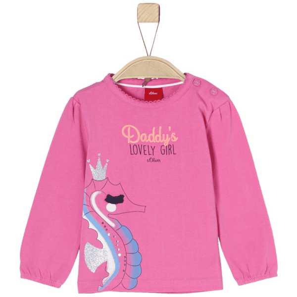 s.Oliver Girl camicia manica lunga s rosa