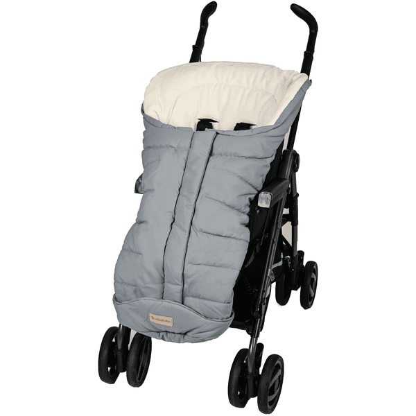 Altabebe Chancelière pour poussette universelle hiver KlimaGuard noir gris  clair