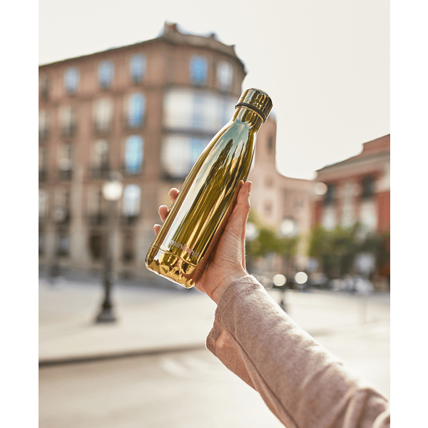 miniland Bottiglia Thermos deluxe oro con effetto cromo 500 ml 