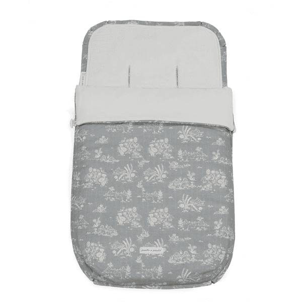 pasito a pasito Babynest 3-in-1 Sommer Toile de Jouy Forest