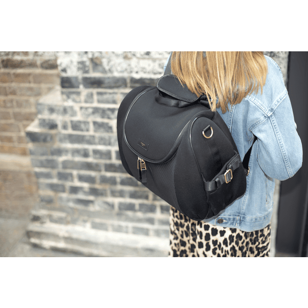 Poppy Scuba Black Convertible Nappy Bag – Storksak Australia & New Zealand