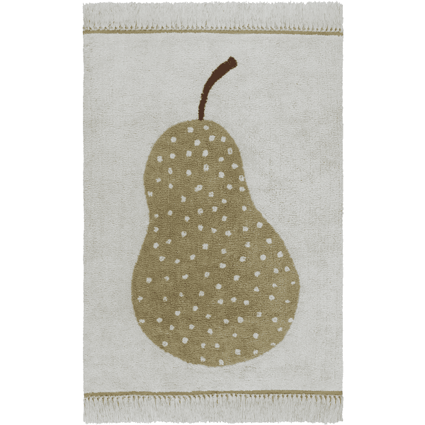 Tapis Petit  Barnmatta Pear cream green 130 x 90 cm