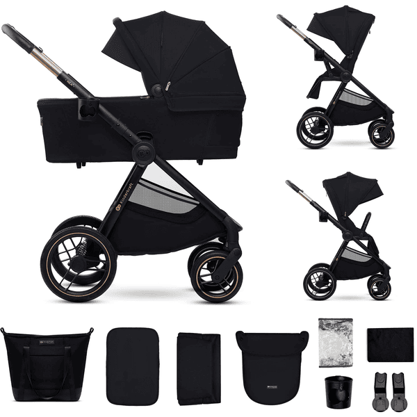 Kinderkraft Midnight Wózek dziecięcy 2w1 NEA 2 Black 