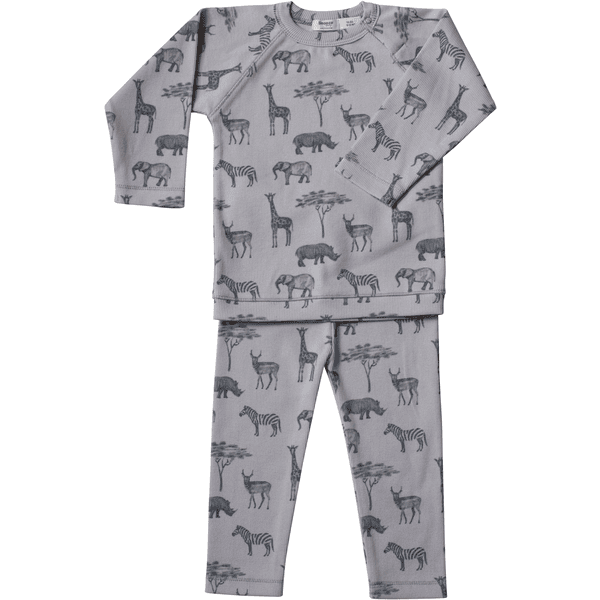 Snoozebaby Komplet piżamowy Storm Grey