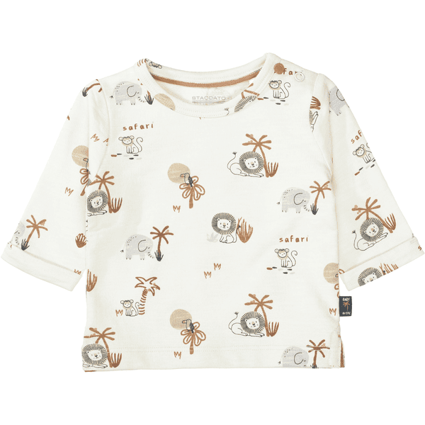 STACCATO Shirt nature gemustert 