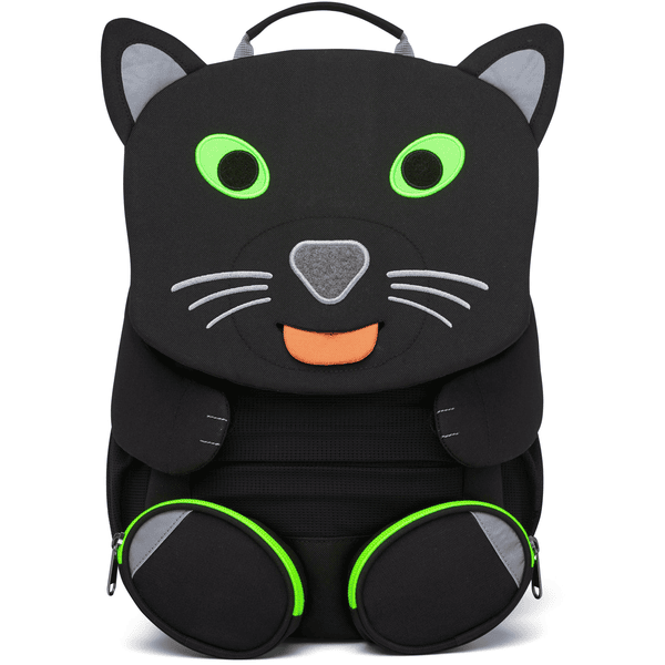 Affenzahn Große Freunde - Kinderrucksack: Panther schwarz