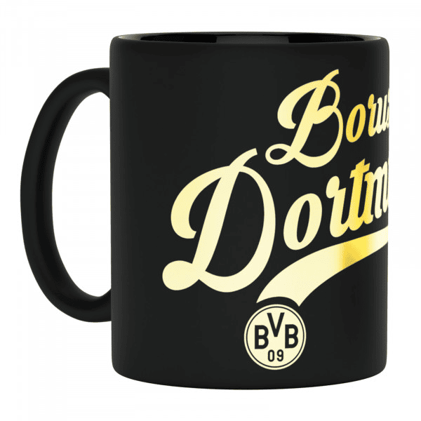 BVB Tasse mit metallic Schriftzug