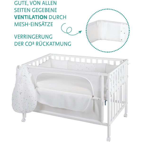 roba Room Bed safe Sternenzauber weiß asleep®