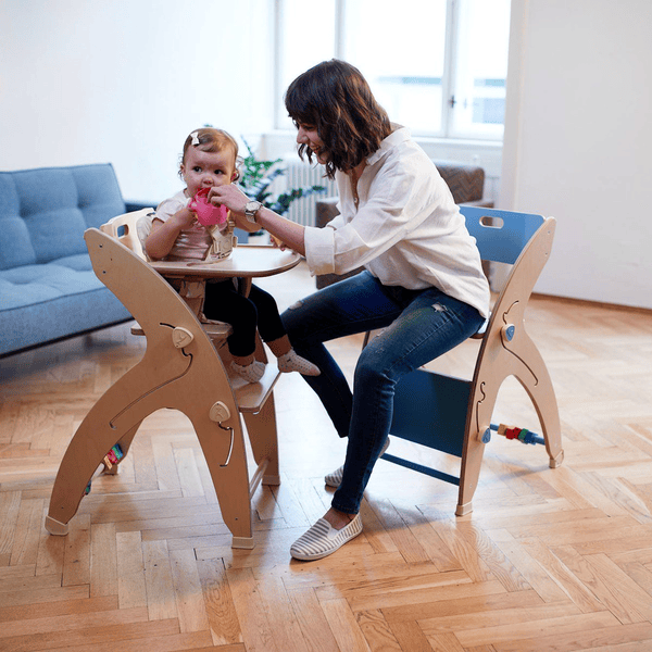 Chaise haute réglable fiable pour table à manger pour bébé