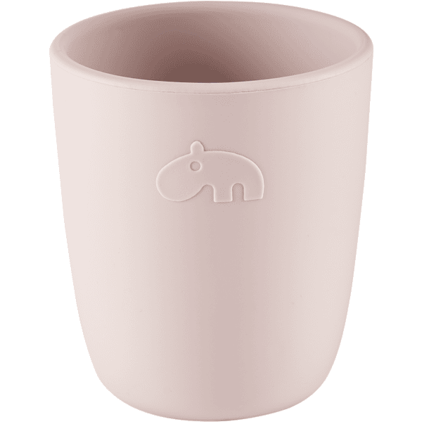 Done by Deer™ Trinkbecher mini Rosa aus Silikon 