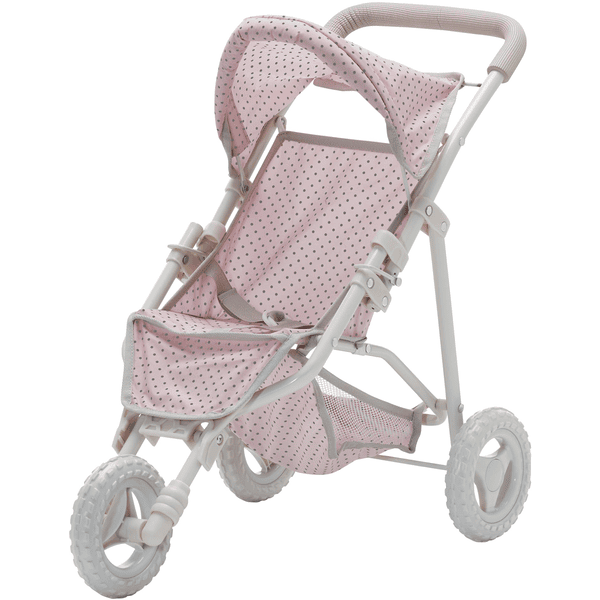 Teamson Kids Buggy, poppenwagen, Dots