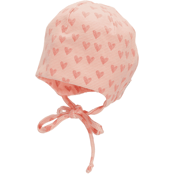 Sterntaler Beanie hearts pink