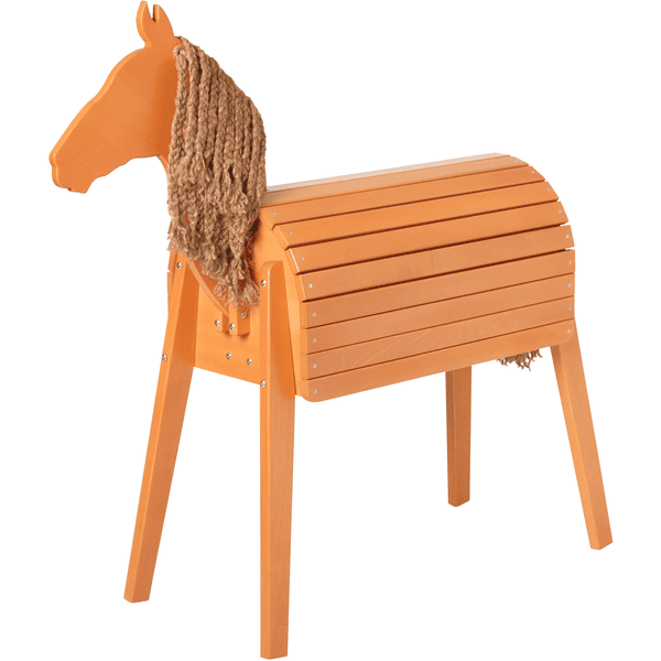 kindsgard Cheval de jardin enfant hoppgalopp bois brun