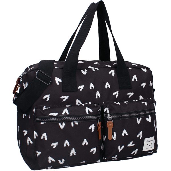 Kidzroom Sac à langer care Kind at Heart Black