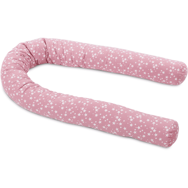 babybay® Nestchenschlange Piqué passend für Kinderbetten, beere Sterne weiß