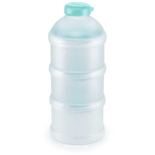 NUK Boîtes pour lait en poudre, sans BPA, bleu pétrole 3 pièces