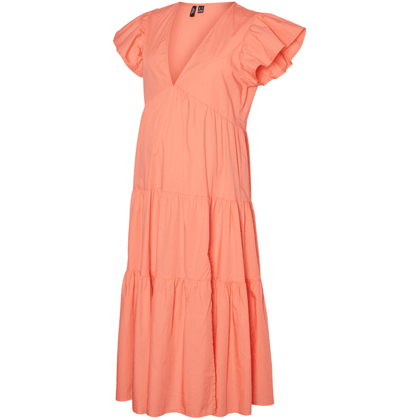 VERO MODA Umstandskleid VMMJARLOTTE Georgia Peach