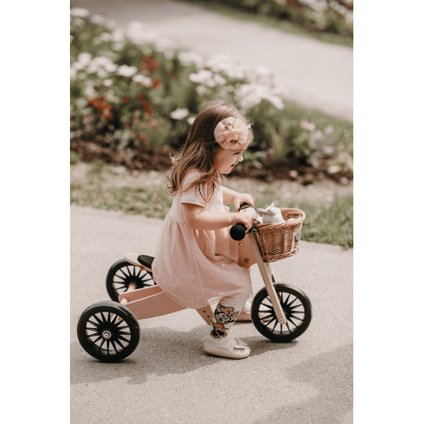 Draisienne en bois tricycle 2 ans Tiny Tot 10 pouces Blanc crème